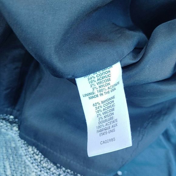 Nanette Lepore Pencil Skirt Size 6 Black White Tweed Kick Pleats Retro Wiggle - Picture 10 of 10